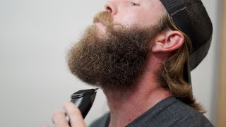 Where To Trim A Beard Neckline [upl. by Ahsillek882]