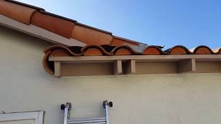 Spanish Clay Tile Roof Repair Overview in Mission Viejo Ca [upl. by Joliet]