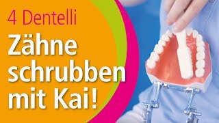 Dentelli will´s wissen  Zähne richtig putzen mit der KAIMethode  smile4kids [upl. by Remlap]