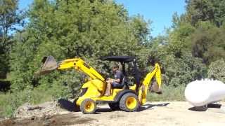 JCB Mini CX BackhoeLoader [upl. by Atthia]