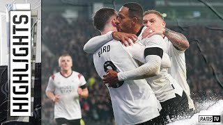 HIGHLIGHTS  Derby County Vs Exeter City [upl. by Ttegdirb449]