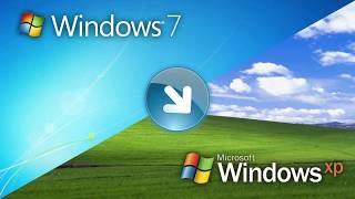 Windows 7 transformed into Windows XP [upl. by Thomasina457]