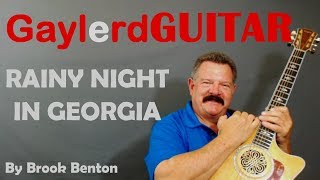 Rainy Night in Georgia by Brook Benton Guitar Lesson How to Play  PREVIEW [upl. by Annaet]