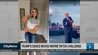 Trumps dance moves inspire TikTok challenge [upl. by Eniotna]