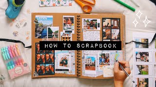 DIY HOW TO SCRAPBOOK ideas amp inspiration [upl. by Aeriela]