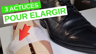 Chaussures serrées  3 astuces pour les élargir [upl. by Hallett]