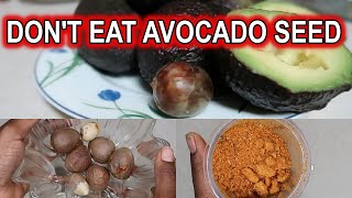 Dont Eat AVOCADO SEEDS Do This Instead  DiscoveringNatural [upl. by Modnar]