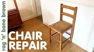 Repairing and Restoring Dining Chairs [upl. by Santa221]