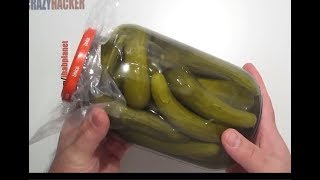 HOW TO MAKE CRUNCHY CUCUMBER PICKLES BY CRAZY HACKER [upl. by Russel]