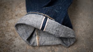 How To CUFF your RAW SELVEDGE DENIM JEANS [upl. by Geoffrey]