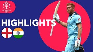 Bairstow Leads England To Victory  England vs India  Match Highlights  ICC Cricket World Cup 2019 [upl. by Mcadams]