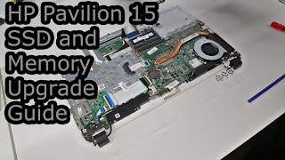 HP Pavilion 15 SSD and Memory Upgrade Guide [upl. by Lahey]