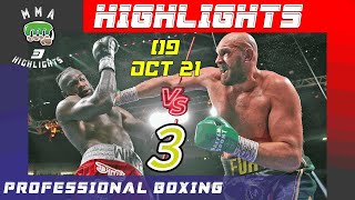 Tyson Fury Vs Deontay Wilder 3  Highlights  9102021 [upl. by Utter]