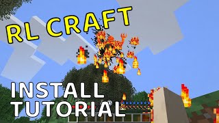 How To Manually Install RLCraft In Minecraft Java EditionWithout Twitch [upl. by Tillman394]