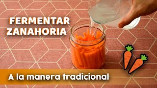 🥕CÓMO HACER ZANAHORIA FERMENTADA🥕 [upl. by Ennael179]