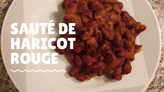 COMMENT SAUTER LE HARICOT ROUGENOIRE  RECETTE AFRICAINE FACILE RAPIDE ET INRATABLE😋 [upl. by Aiblis]