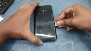 Moto G7 power Back Panel removal Guide [upl. by Tiphane]