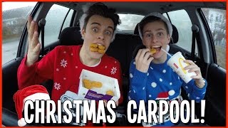 CHRISTMAS CARPOOL KARAOKE  Ft Lee Hinchcliffe [upl. by Kiersten698]