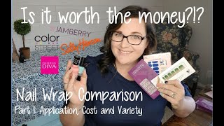 Is it worth the money Nail Wrap Comparison Part 1 [upl. by Elatia]