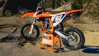 First Ride 2018 KTM 85 SX  Motocross Action Magazine [upl. by Fredi]