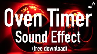 Oven Timer Sound Effect [upl. by Aihcrop]