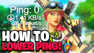 The Best Way To LOWER Your Ping on PC in Fortnite Season 5 NoPing  Fortnite Tips amp Tricks [upl. by Alcinia]