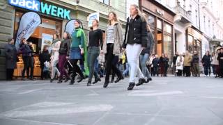 Irish Dancing Flashmob  Copova Ljubljana [upl. by Etnwahs]