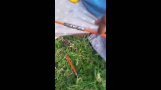 Fixing cut InternetTV cable line Comcast in yard Part 1 [upl. by Riva865]