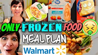 ONLY FROZEN FOOD FROM WALMART WEIGHT LOSS MEAL PLAN 1200 Calories [upl. by Eentihw]