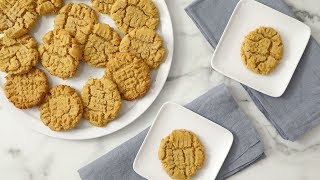 Easy Peanut Butter Cookies Martha Stewart [upl. by Ailemaj]