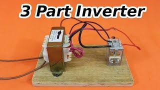 12 VDC to 120 VAC Inverter with 3 Components [upl. by Clayton]