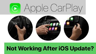 CarPlay Not Working After iOS Update How To Fix [upl. by Retsila]