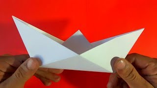 Como hacer un barco de papel  How to make a paper boat Origami [upl. by Intosh]