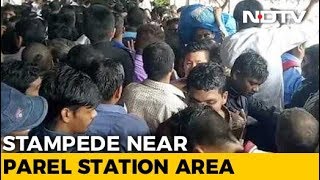 Video The Stampede On Elphinstone Bridge In Mumbai [upl. by Akihsal642]