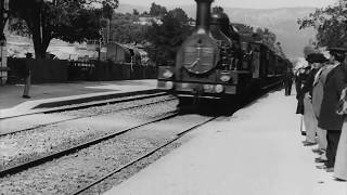 Arrival of a Train at La Ciotat Lumière Brothers 1896 [upl. by Aihsekal556]