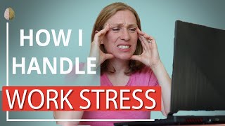 Work Stress THERAPIST Shows How I Deal With Work Stress [upl. by Adnilam]