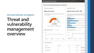 Threat and vulnerability management overview  Microsoft Defender for Endpoint [upl. by Hadias362]