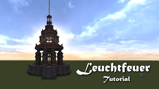 Minecraft Tutorial  Ein Leuchtfeuer bauen  build a Beacon 1 [upl. by Adnalor]