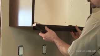 How To Install Cabinet Light Skirt Molding [upl. by Woodcock]