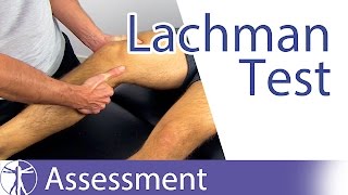 Lachman Test  Cruciate Ligament [upl. by Zeuqcaj]