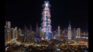 Burj Khalifa New Years Eve 2022 Fireworks [upl. by Lime]