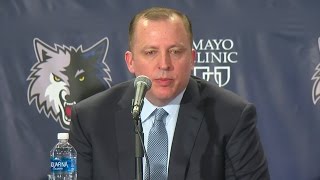 Tom Thibodeau Takes Over As Timberwolves Head Coach [upl. by Eelyrehc]