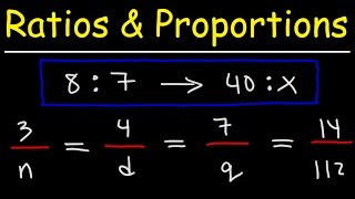 Ratio and Proportion Word Problems  Math [upl. by Welch]