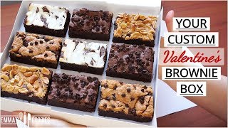 Custom Brownie Box using 1 Base Recipe [upl. by Haikezeh]