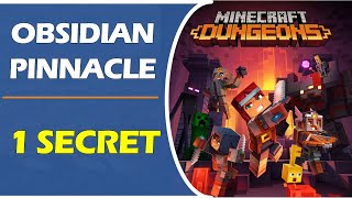 Obsidian Pinnacle All Secrets Locations  Minecraft Dungeons Obsidian Pinnacle Rune Location [upl. by Vinson133]