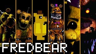 Evolution of Fredbear  Golden Freddy in FNAF 20142019 [upl. by Arezzini36]