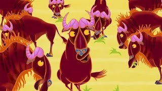 Tinga Tinga Tales Official Full Episodes  Why Wild Beast Stampedes  Cartoon For Children [upl. by Treva]