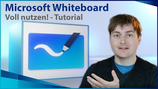 Microsoft Whiteboard App für Lehrer erklärt  Tutorial [upl. by Itnaihc]