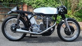 Manx Norton being started for the first time since its build [upl. by Ikram]