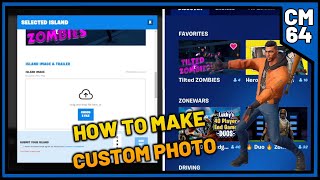 How To ADD A CUSTOM Map PHOTO In Fortnite Creative [upl. by Ahsirtak]